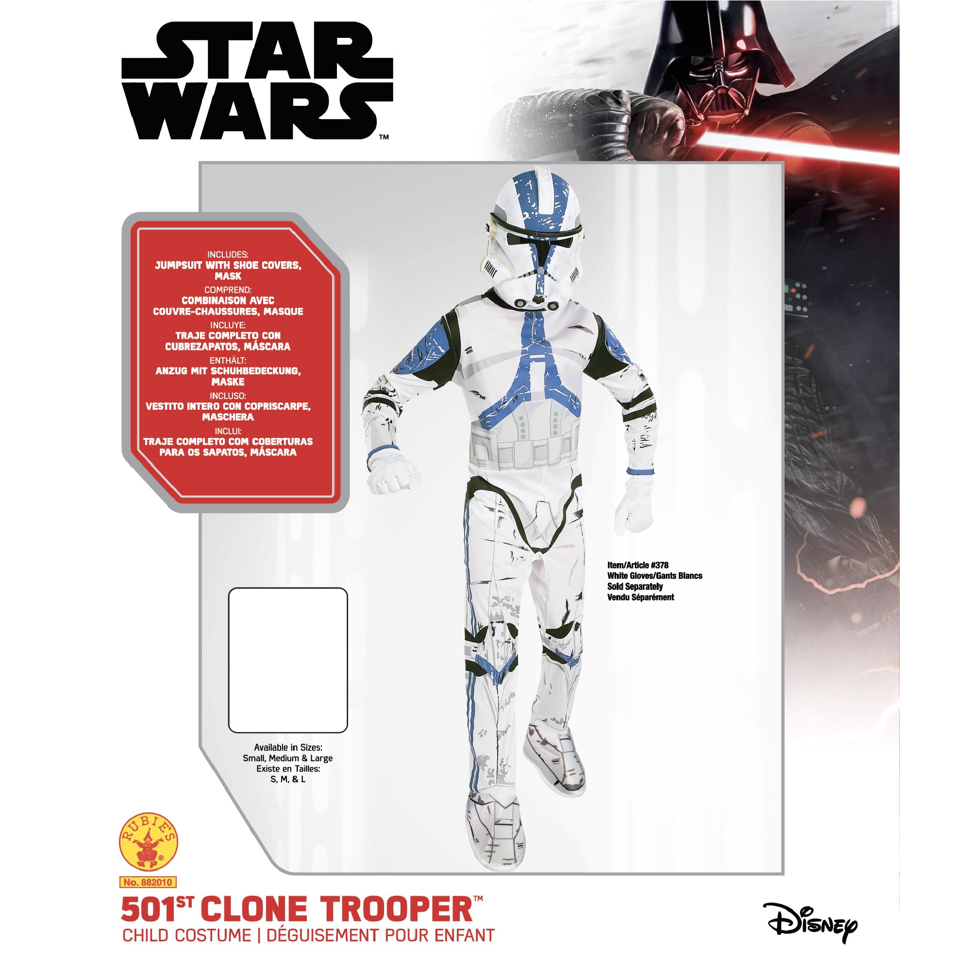 rubie-s-deluxe-clone-trooper-kost-m-kinder-mit-maske image 3