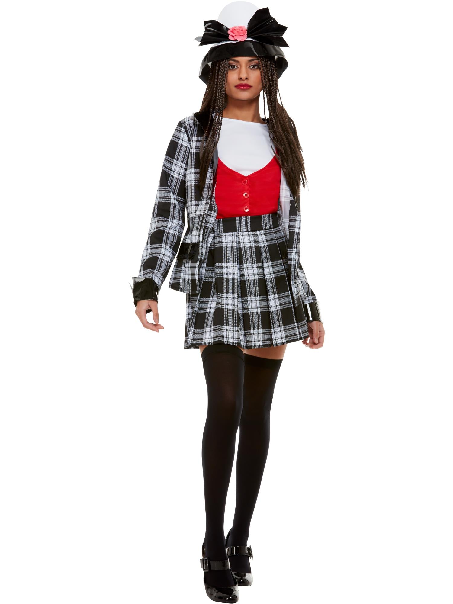 smiffys-fever-clueless-dionne-kost-m-schwarz-5-teilig-s image 6