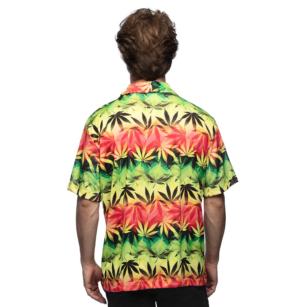 boland-rastafari-hemd-herren-m-kurzarm-hawaii-motiv-shirt image 3