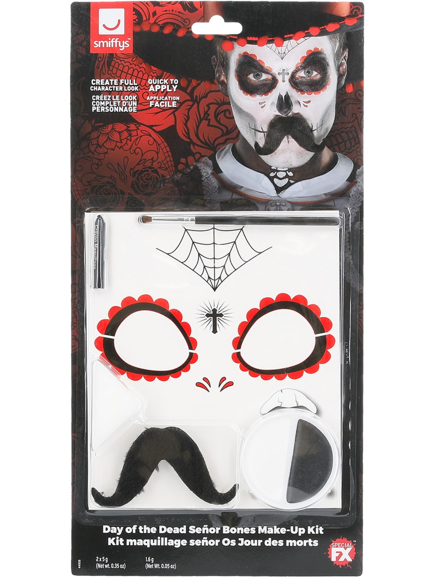 smiffys-makeup-fx-day-of-the-dead-schminkset-senor-bones image 8