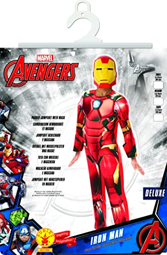 rubies-deluxe-iron-man-kost-m-kinder-m-5-6-jahre-105-116cm image 4