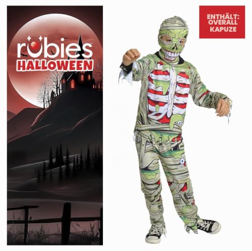 rubie-s-deluxe-zombie-mumienkost-m-kinder-jumpsuit image 7