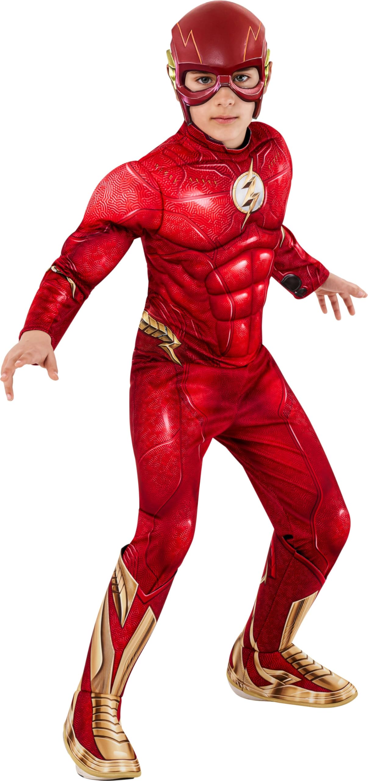 rubie-s-deluxe-flash-movie-kost-m-kinder-overall-maske image 1