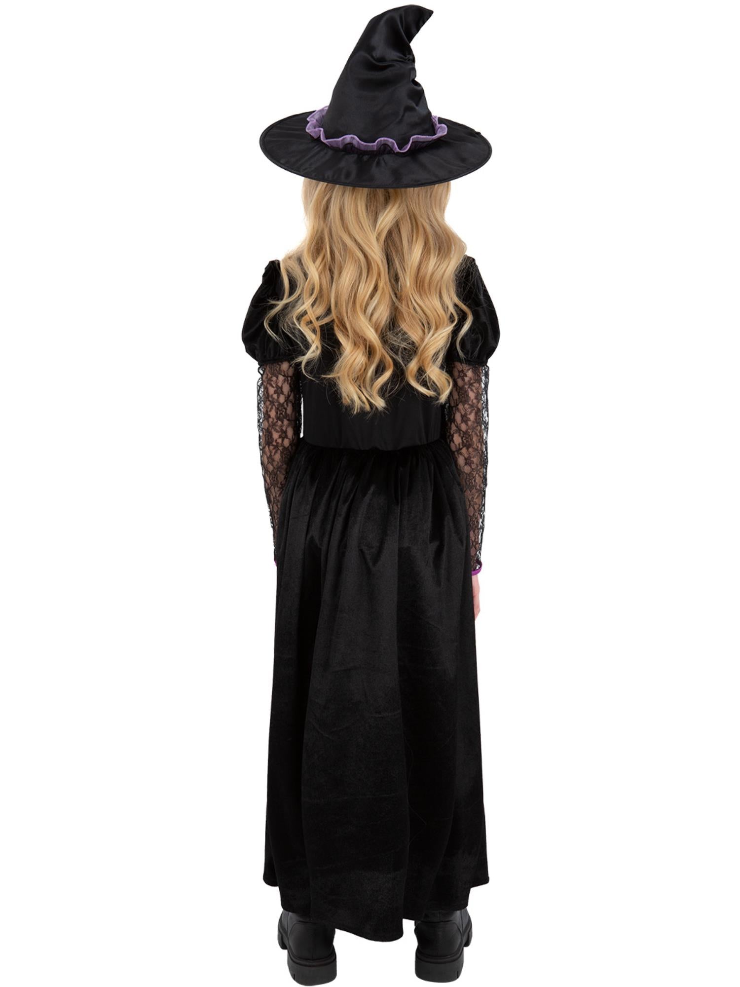 smiffys-fever-witch-from-the-west-hexenkost-m-m-dchen-schwarz-lila-m image 2