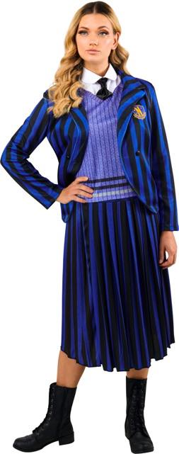 rubies-enid-uniform-kost-m-nevermore-academy-damen image 1