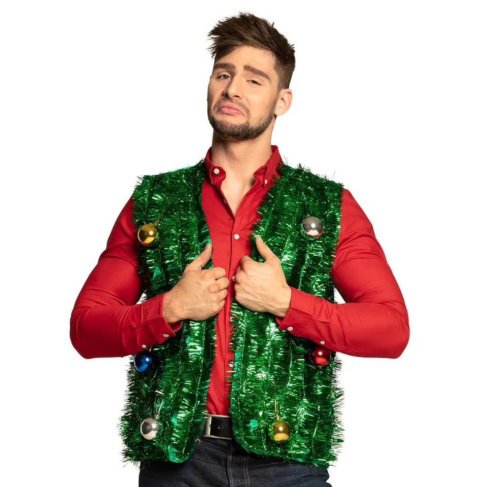 boland-13446-weste-weihnachtsbaum-m-l-gr-n-unisex image 1