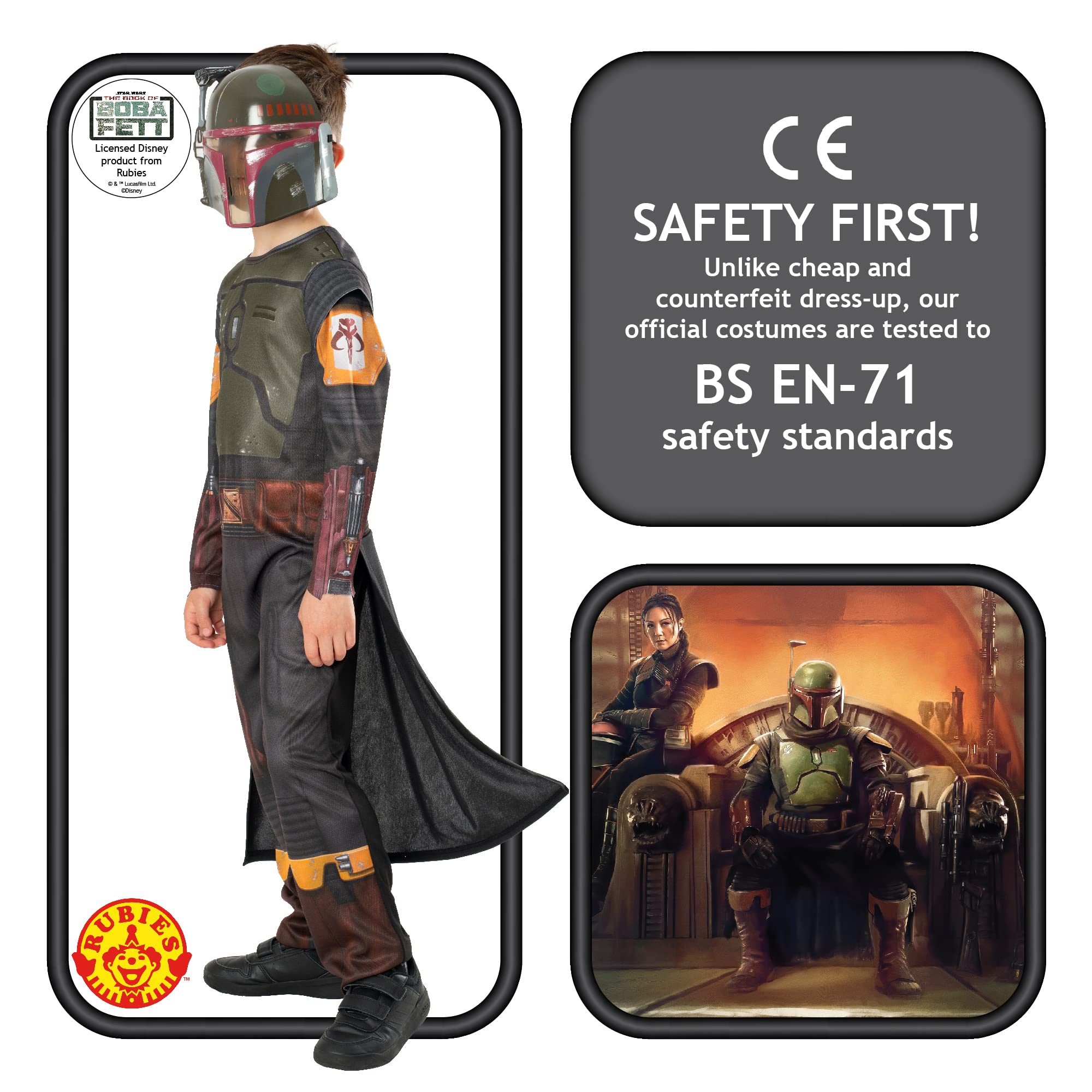 rubie-s-deluxe-book-of-boba-fett-kinderkost-m-classic image 3