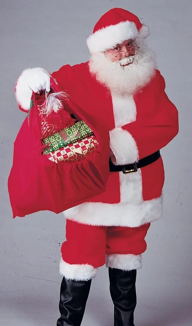 rubie-s-deluxe-regal-pl-sch-santa-kost-m-herren-weihnachten image 1