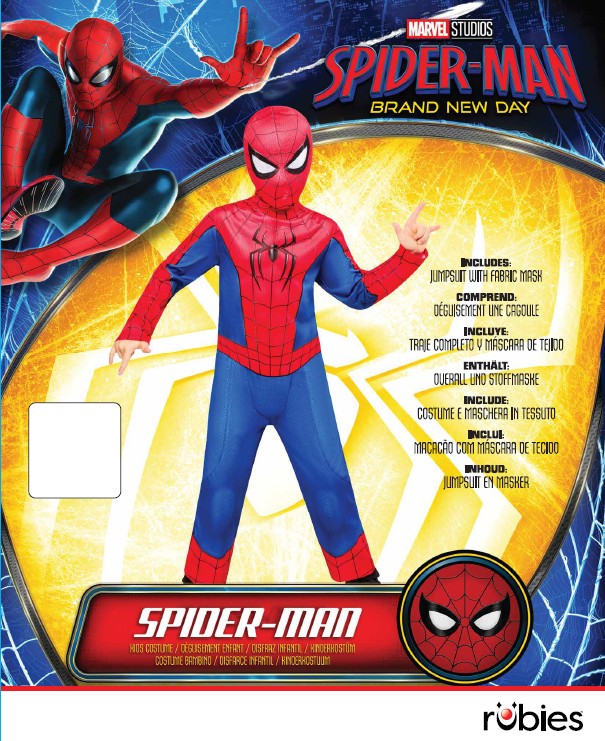 rubies-spider-man-classic-kost-m-bnd-movie-overall image 7