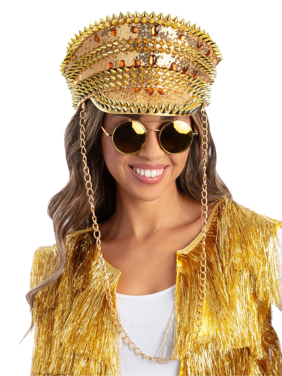 smiffys-fever-captains-hat-kapit-nsm-tze-gold-pailletten image 1