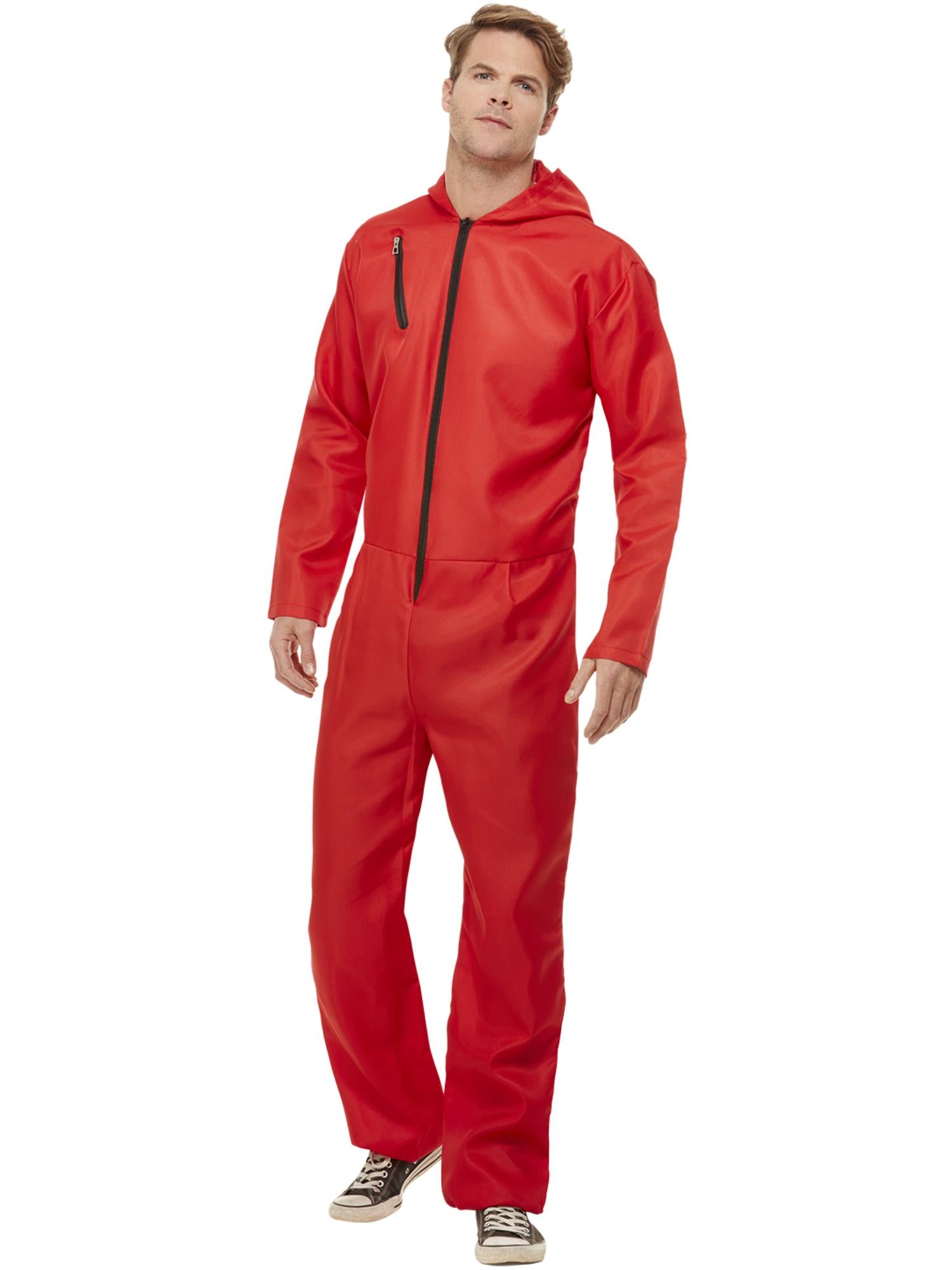 smiffys-fever-bank-robber-kost-m-rot-overall-herren image 2