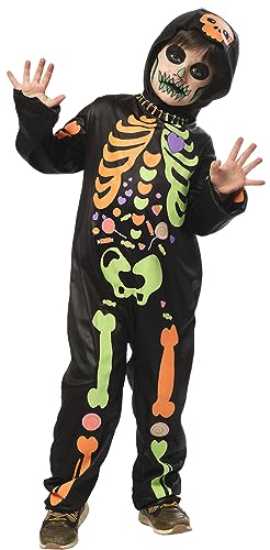 rubie-s-deluxe-skelett-kost-m-kinder-glow-in-dark-mit-m-tze image 7