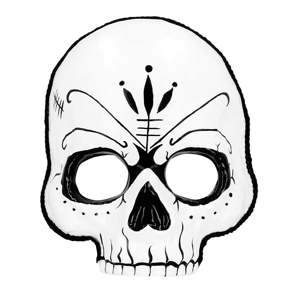 boland-maske-totenkopf-halbmaske-skelett-fasching image 2