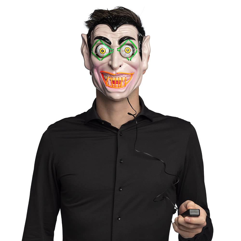 boland-led-maske-schwarzes-kaninchen-horrormaske-mit-licht image 8