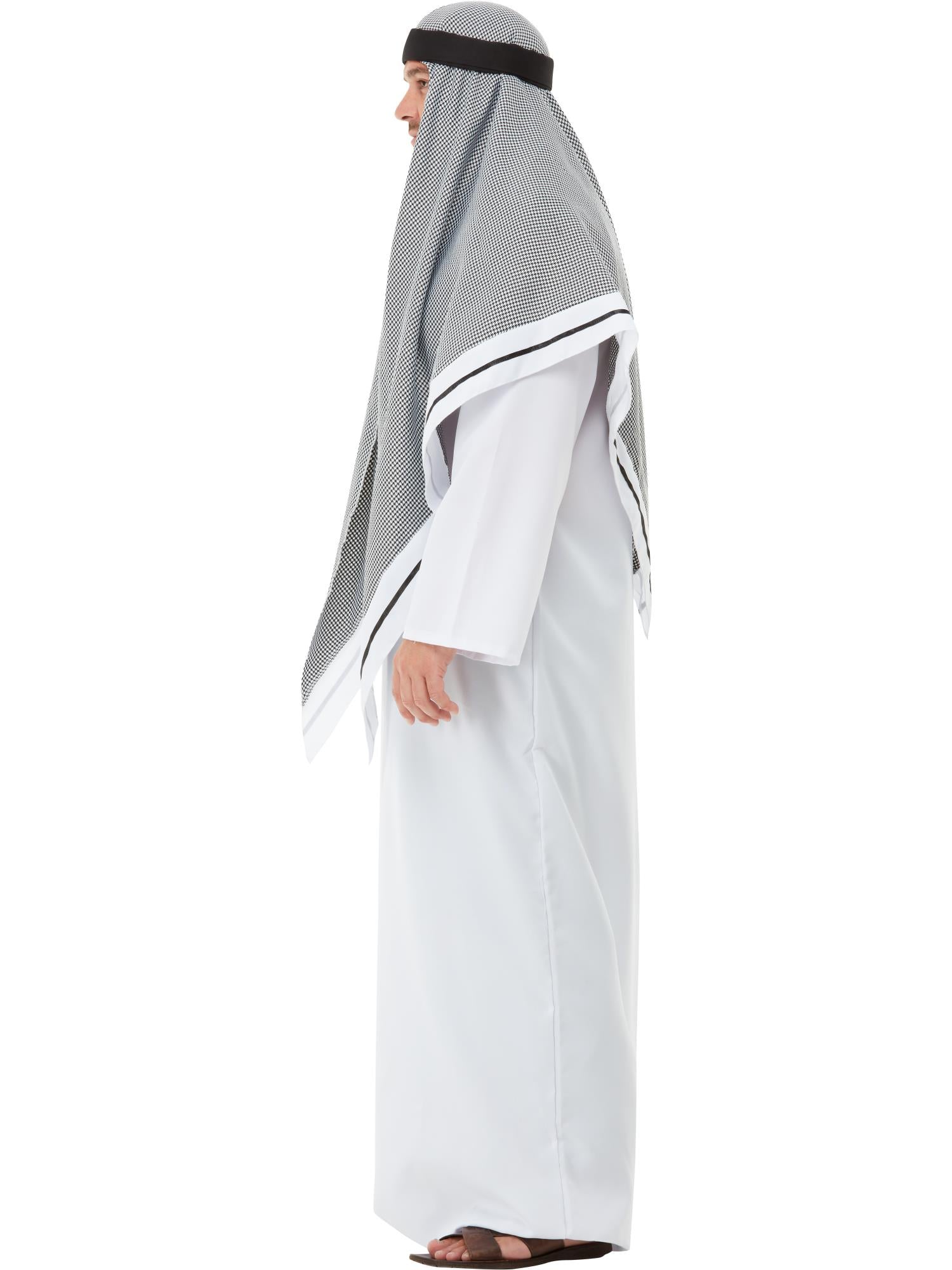 smiffys-fever-scheich-kost-m-herren-wei-robe-l image 3