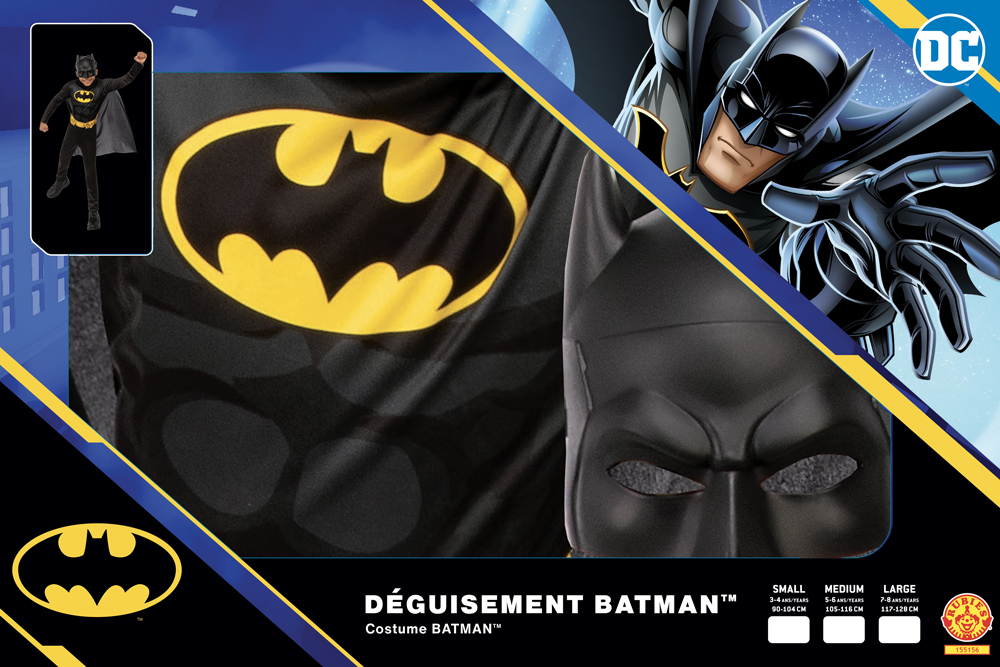 rubies-batman-panoplie-kost-m-set-superhelden-verkleidung image 2