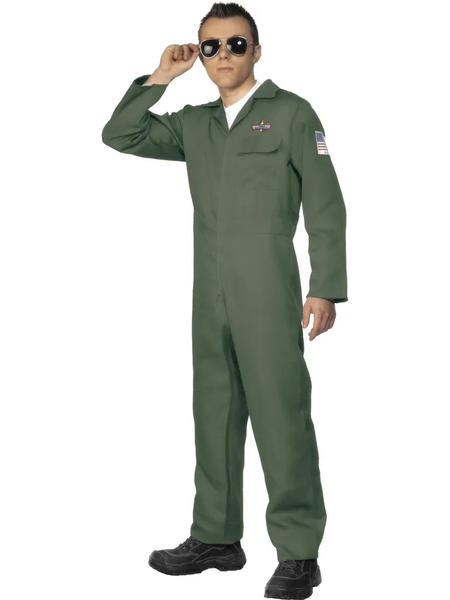 smiffys-fever-aviator-piloten-kost-m-gr-n-m image 1