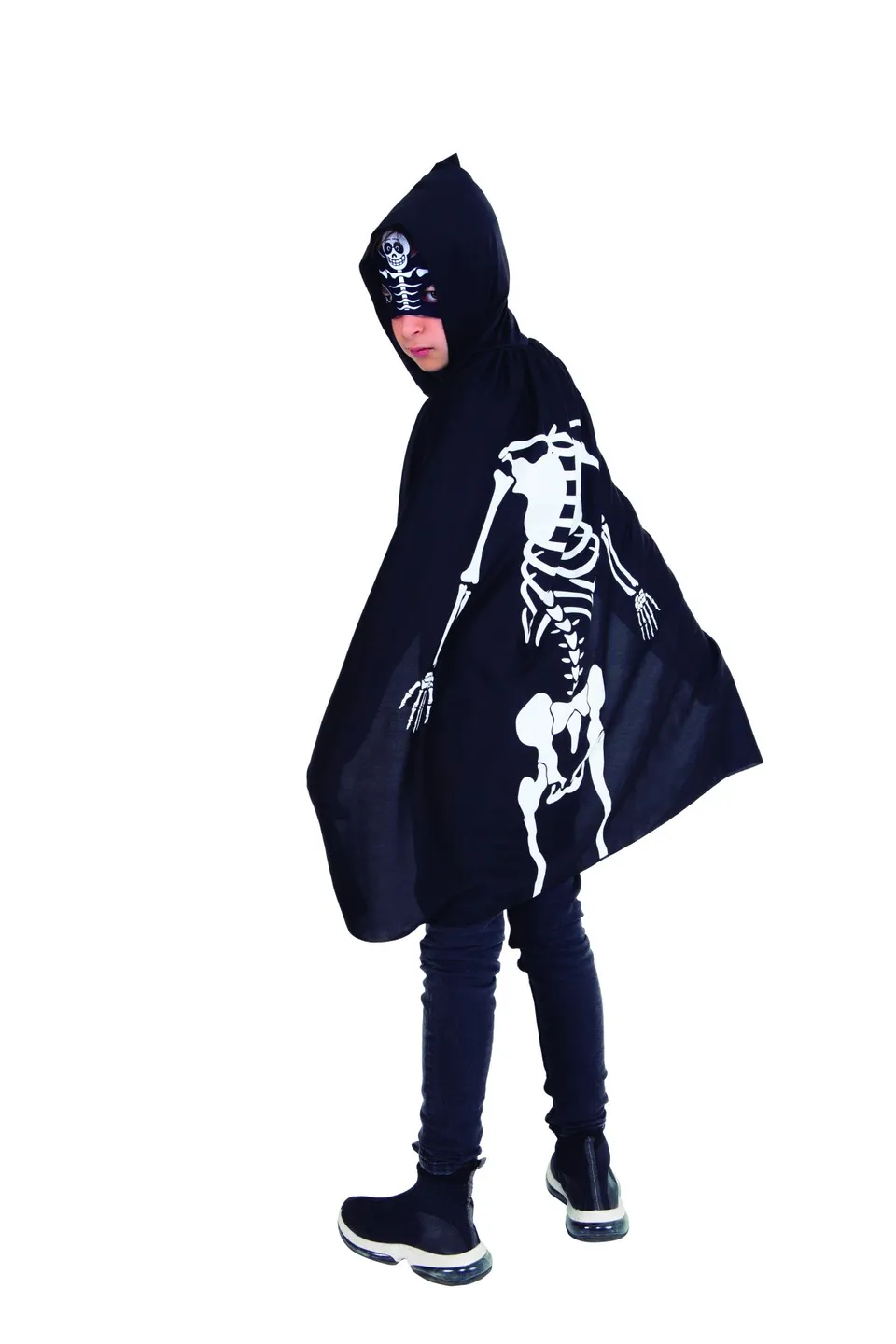rubies-skelett-cape-set-kinder-3-8-jahre-mit-maske image 1