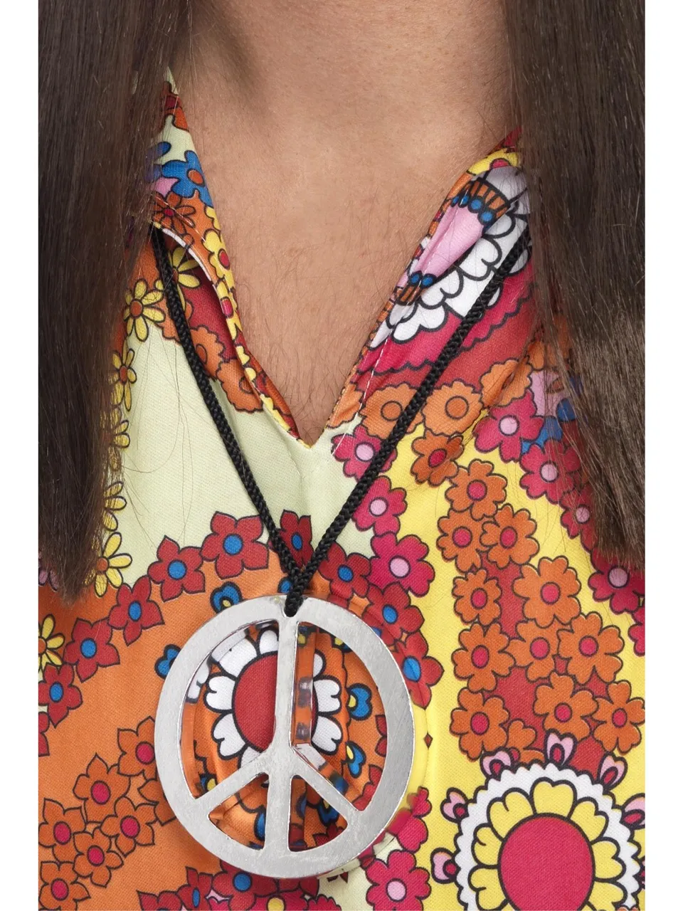 smiffys-fever-peace-kette-anh-nger-silber-einheitsgr-e image 1
