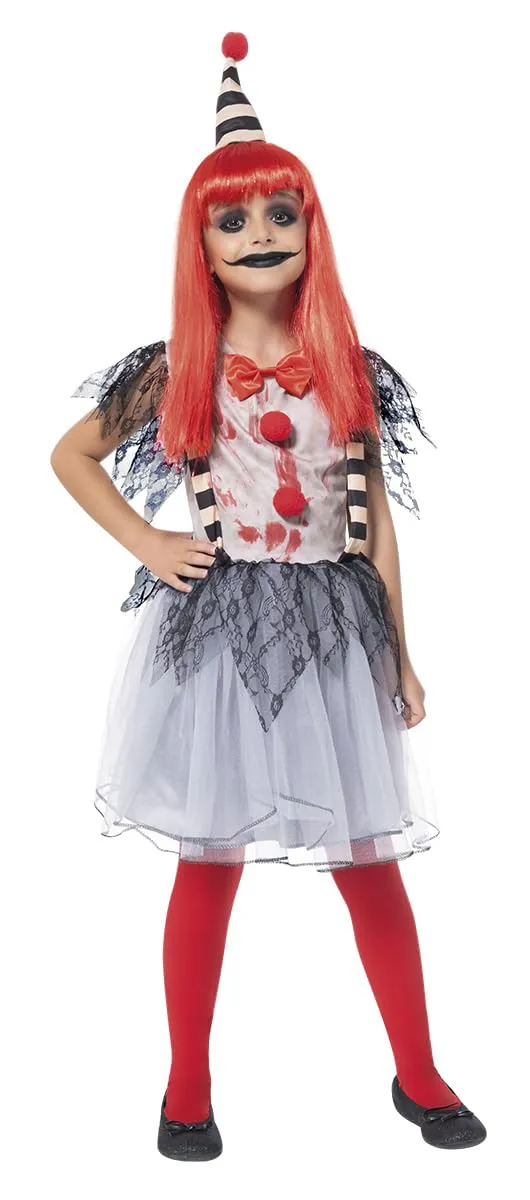 rubie-s-clown-kost-m-m-dchen-kleid-7-8-jahre-horror image 1