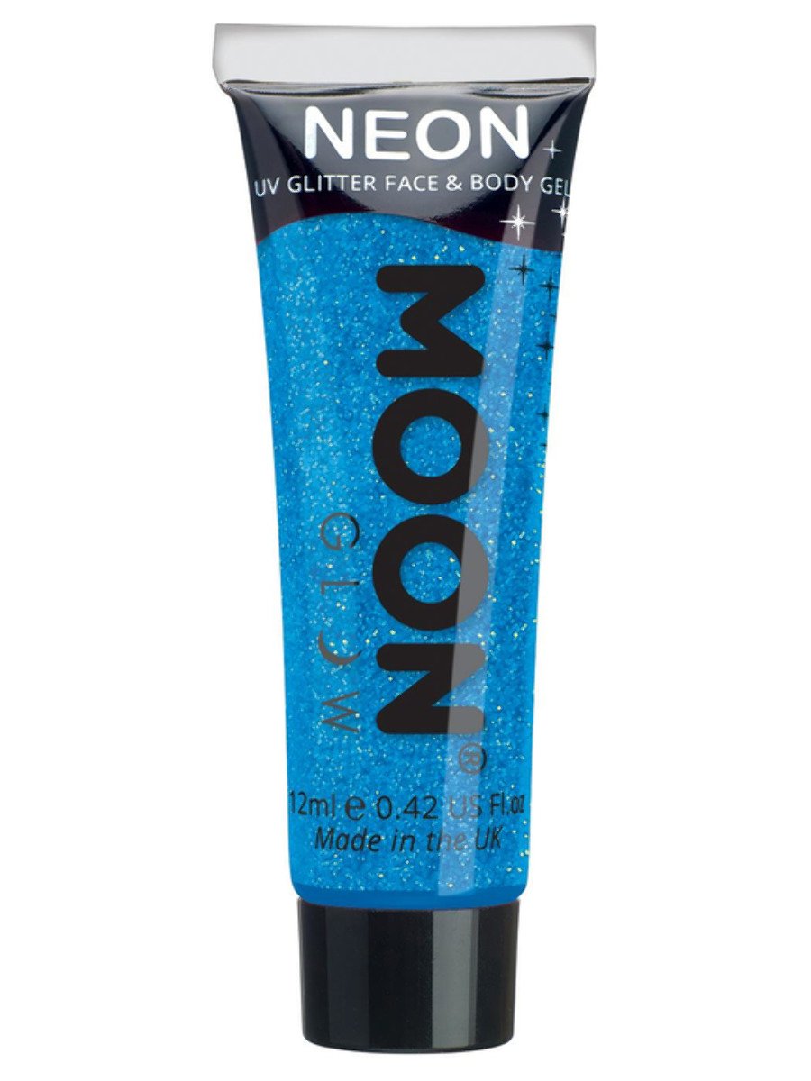 smiffys-makeup-fx-glitzer-gel-neon-uv-blau-12ml image 2