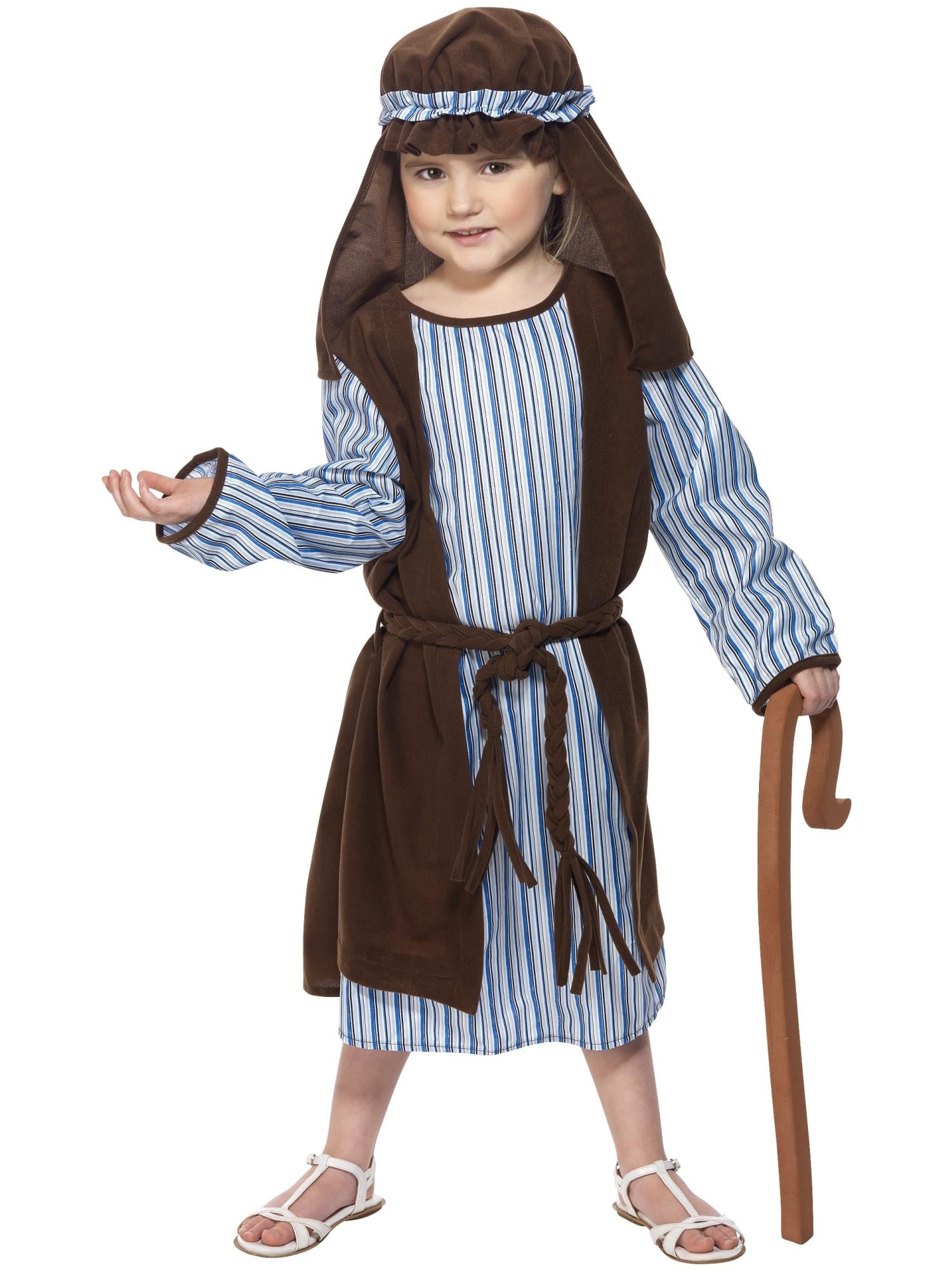 smiffys-fever-hirtenkost-m-kinder-blau-braun-s-4-6 image 4