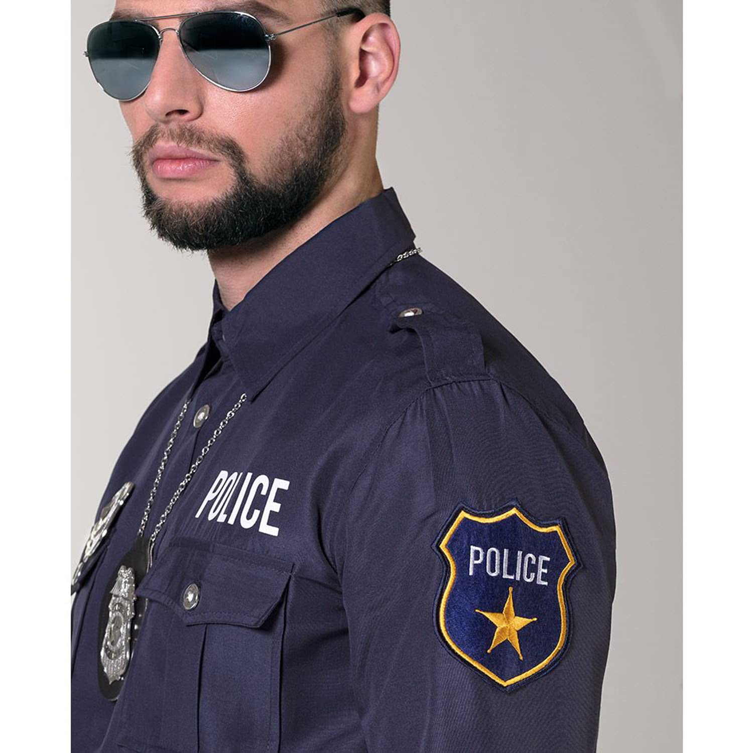 boland-polizei-shirt-herren-gr-m-langarm-uniform-kost-m image 5