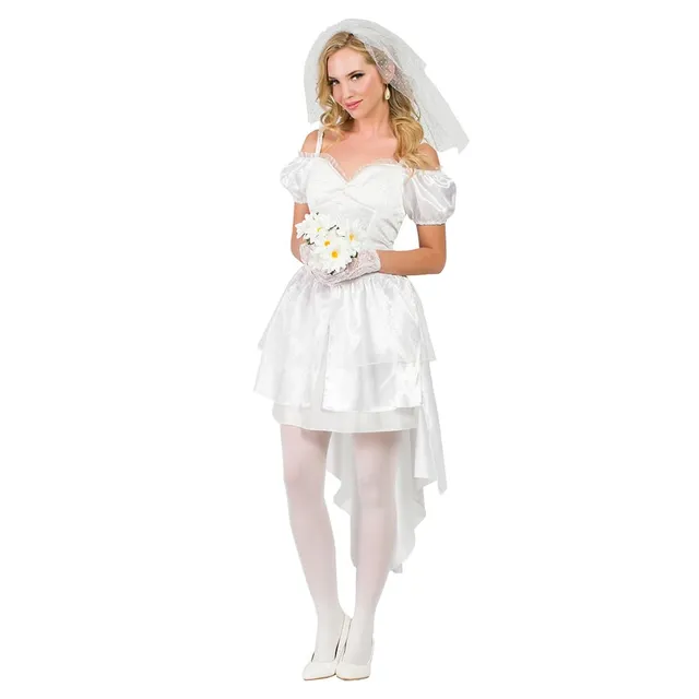 boland-braut-kost-m-damen-wei-xl-mit-schleier image 1