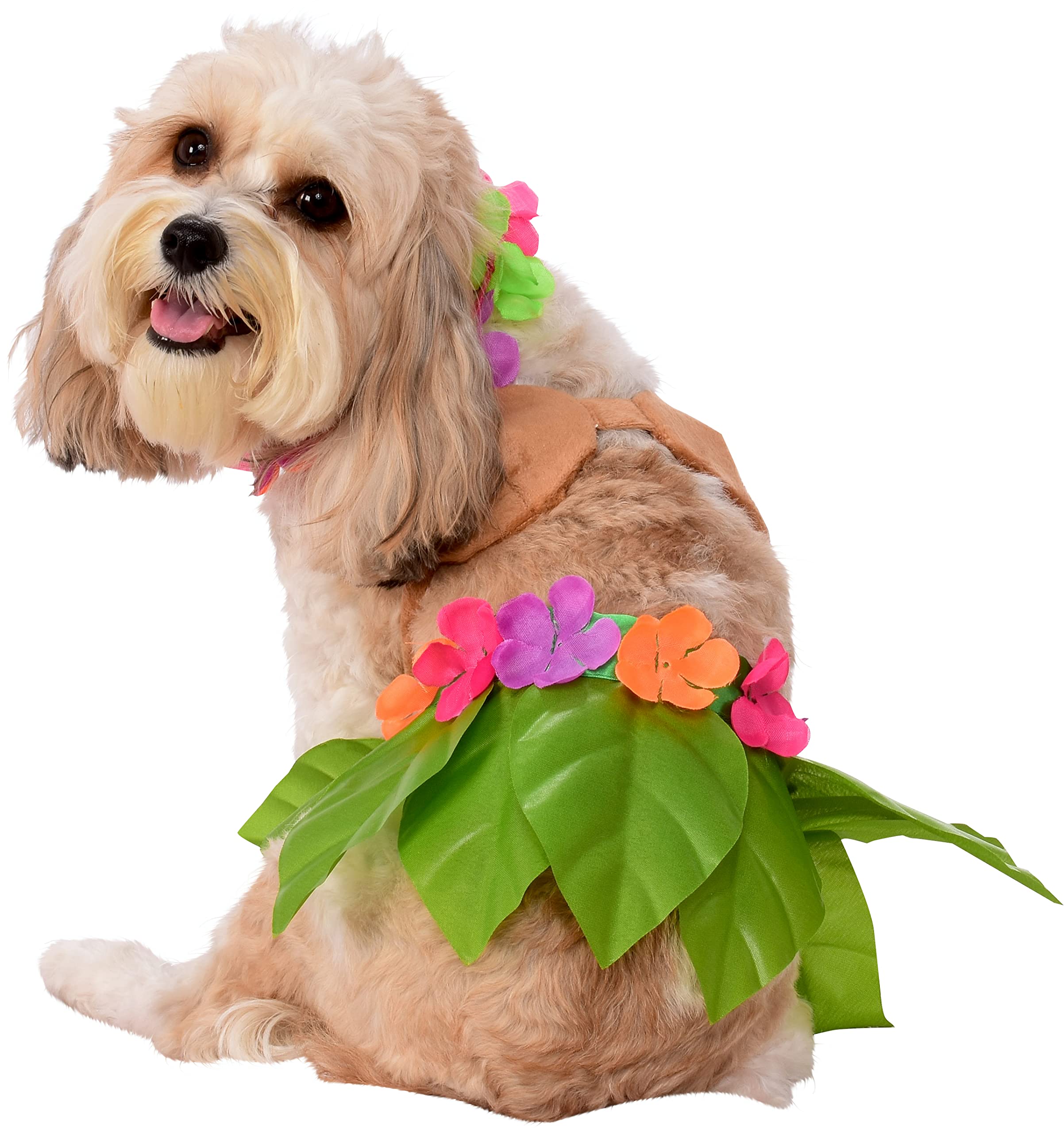 rubie-s-deluxe-hula-girl-hundekost-m-xl-bunt image 2