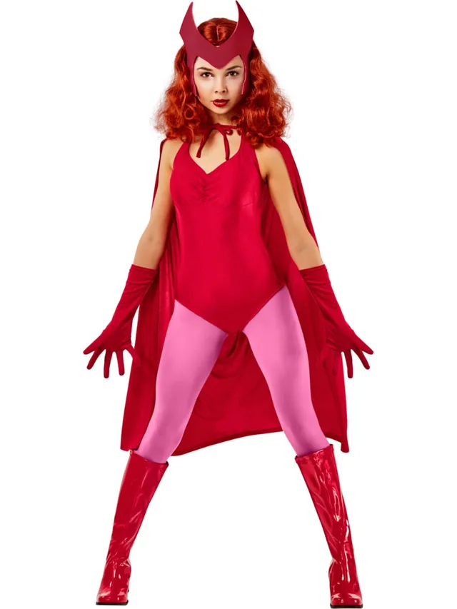 rubie-s-deluxe-wanda-damenkost-m-s-rot-marvel image 1