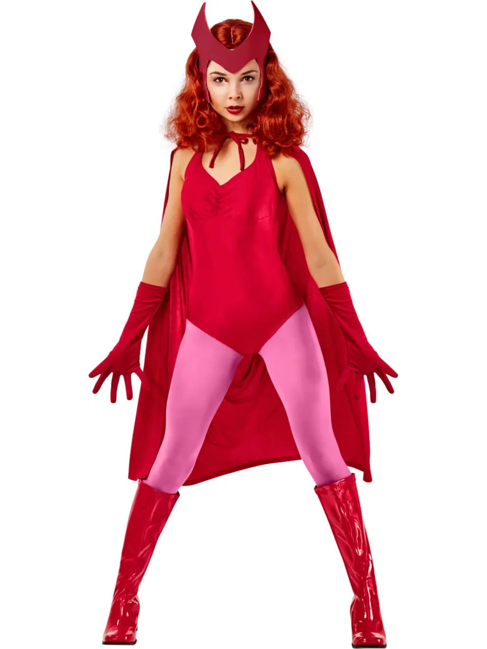 rubie-s-deluxe-wanda-damenkost-m-s-rot-marvel image 1