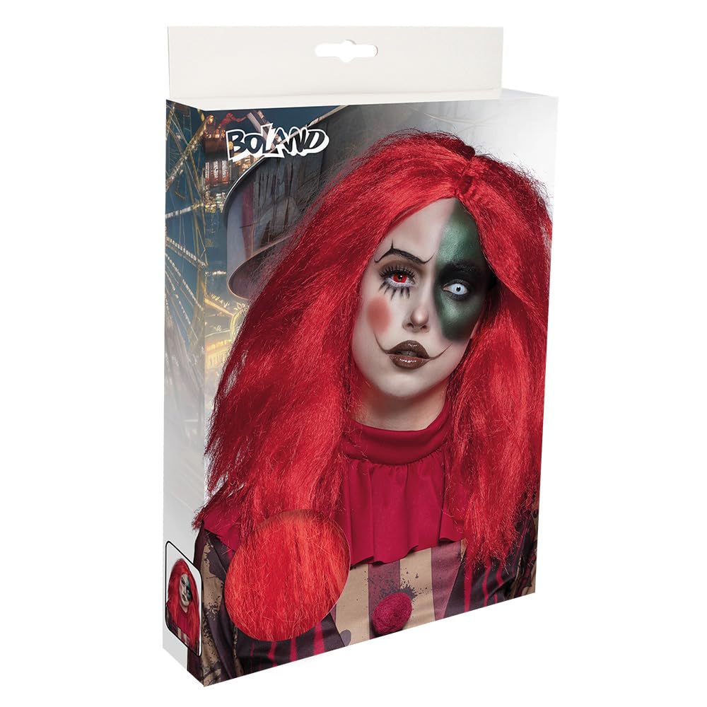 boland-85609-per-cke-miss-clown-rot-lang-halloween image 5