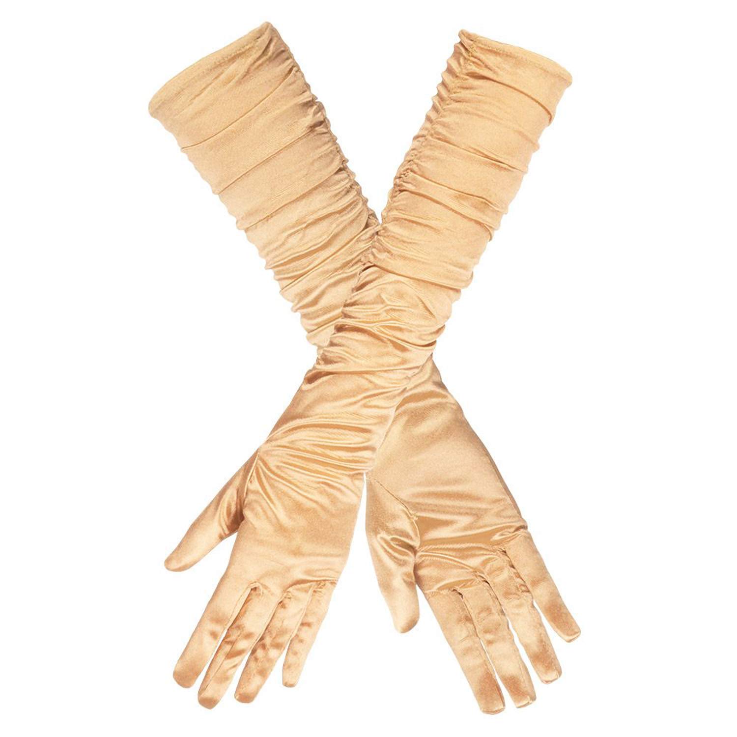 boland-accessories-hollywood-handschuhe-extra-lang-gold-erwachsene image 1