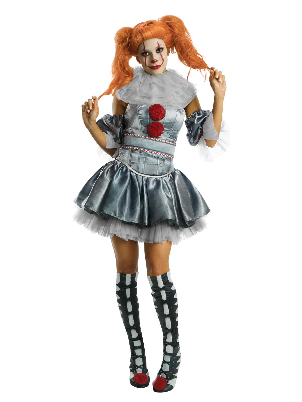 rubie-s-deluxe-pennywise-damen-kost-m-s-horror-clown image 1