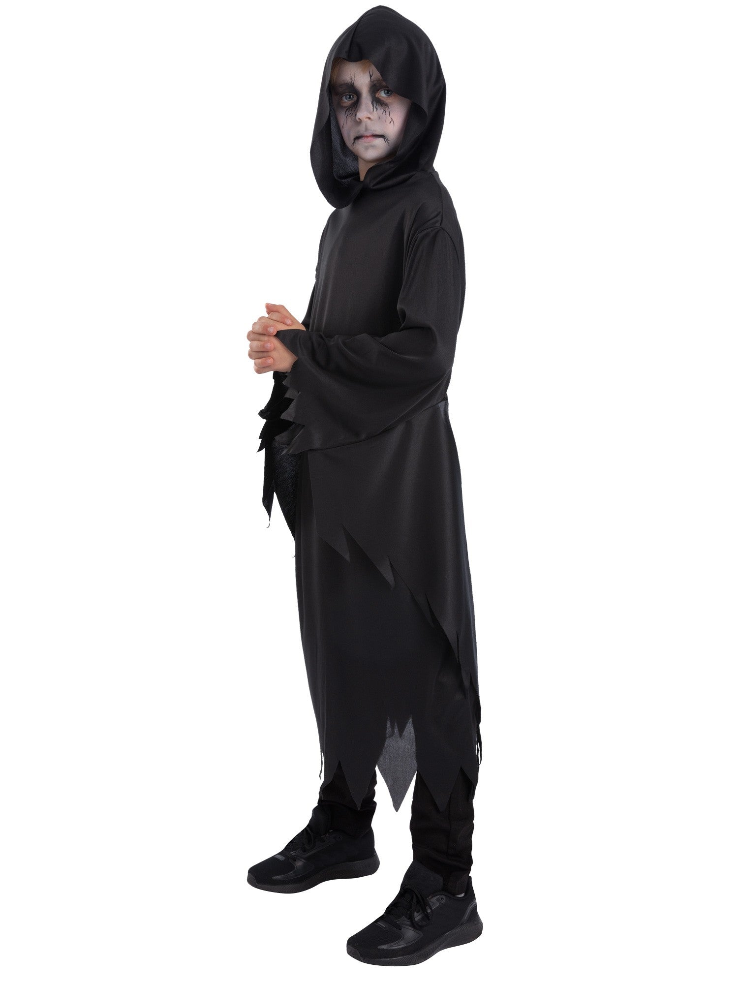 smiffys-fever-screamer-ghost-robe-geisterkost-m-schwarz-mit-g-rtel image 3