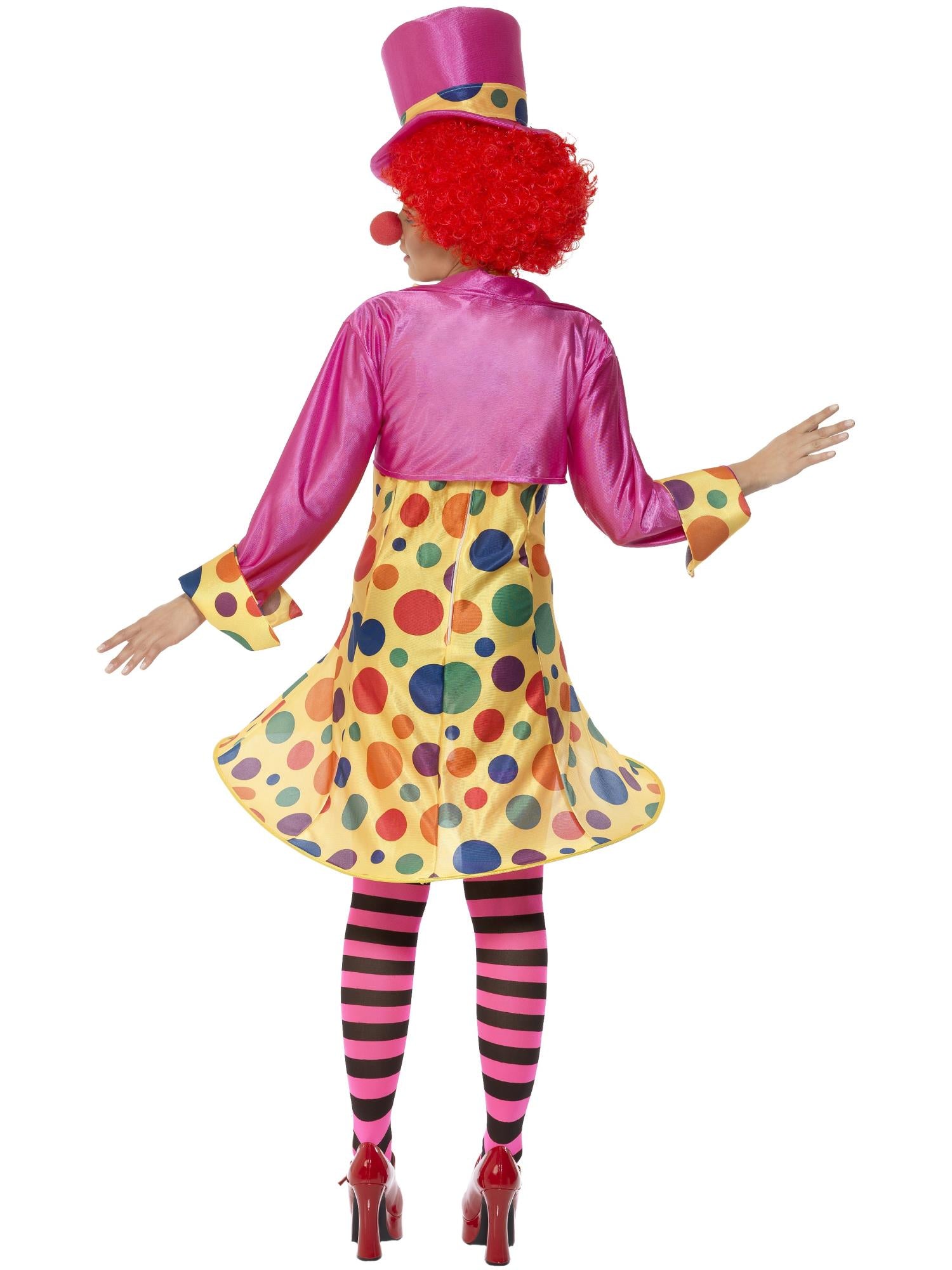 smiffys-fever-clown-lady-kost-m-bunt-damen-5-teilig image 2