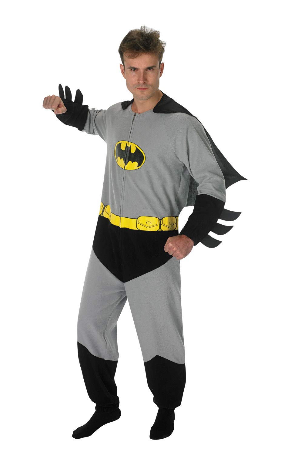 rubie-s-deluxe-batman-onesie-umhang-herren-l-kost-m image 1