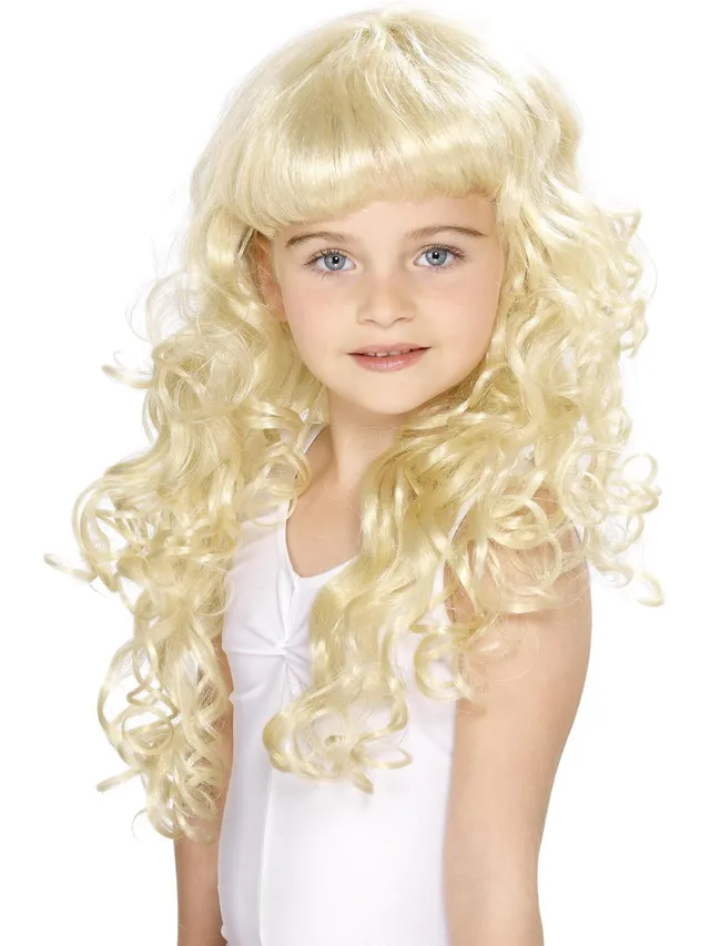 smiffys-fever-42131-prinzessinnen-per-cke-blond-kinder image 1