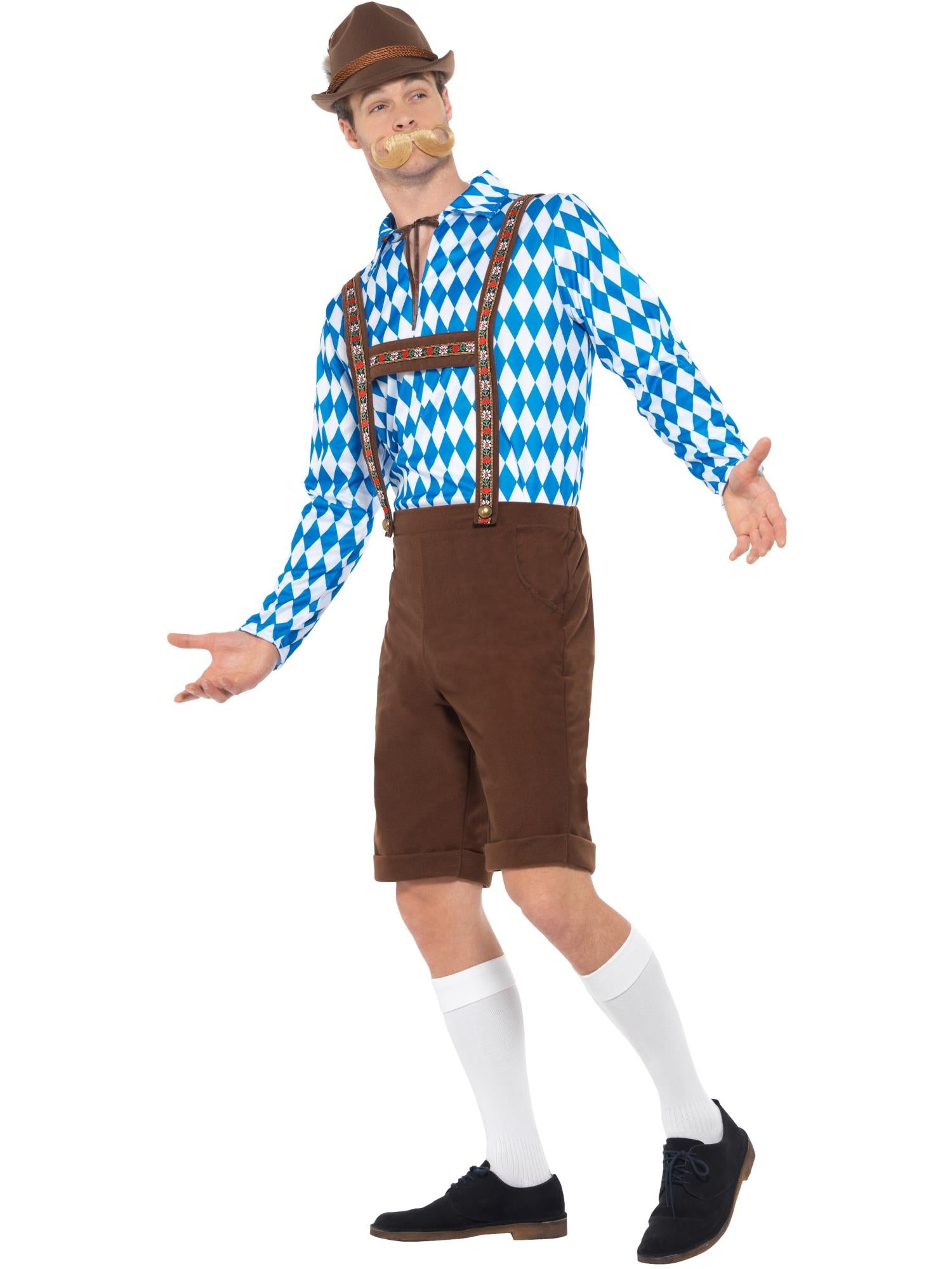smiffys-fever-bavarian-beer-man-lederhosen-kost-m-herren-l image 3