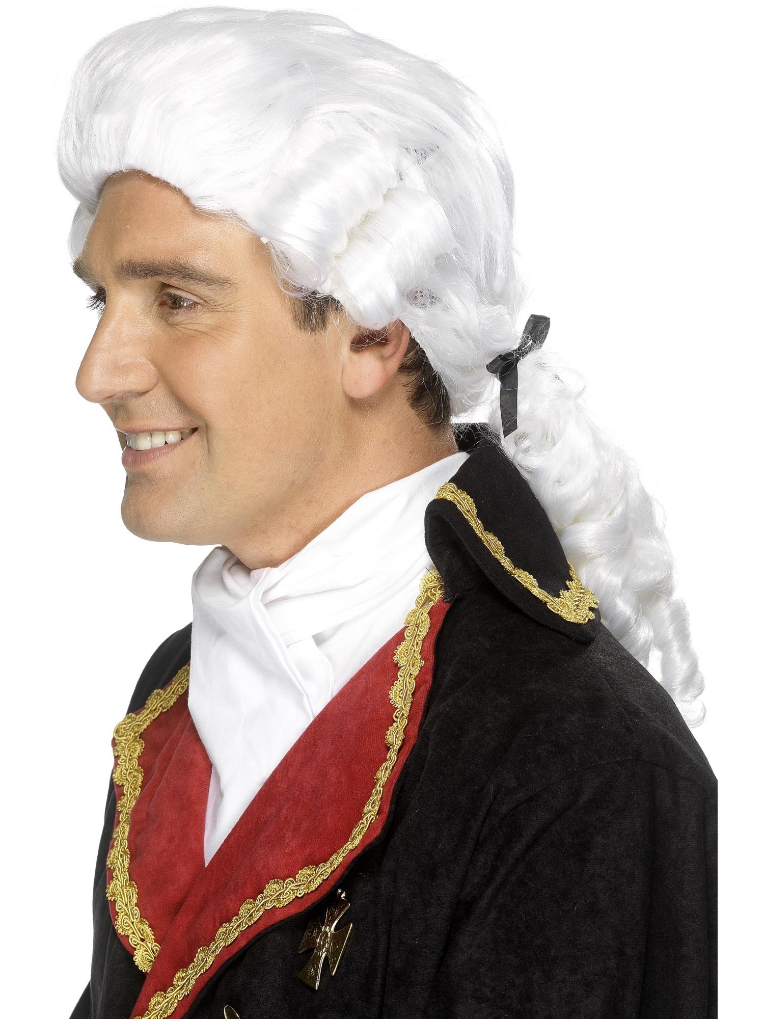 smiffys-fever-court-wig-richterper-cke-wei-einheitsgr-e image 1