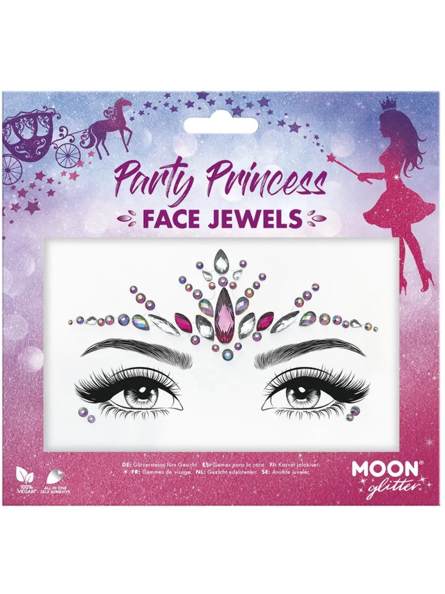 smiffys-makeup-fx-glitzer-face-jewels-party-princess image 1