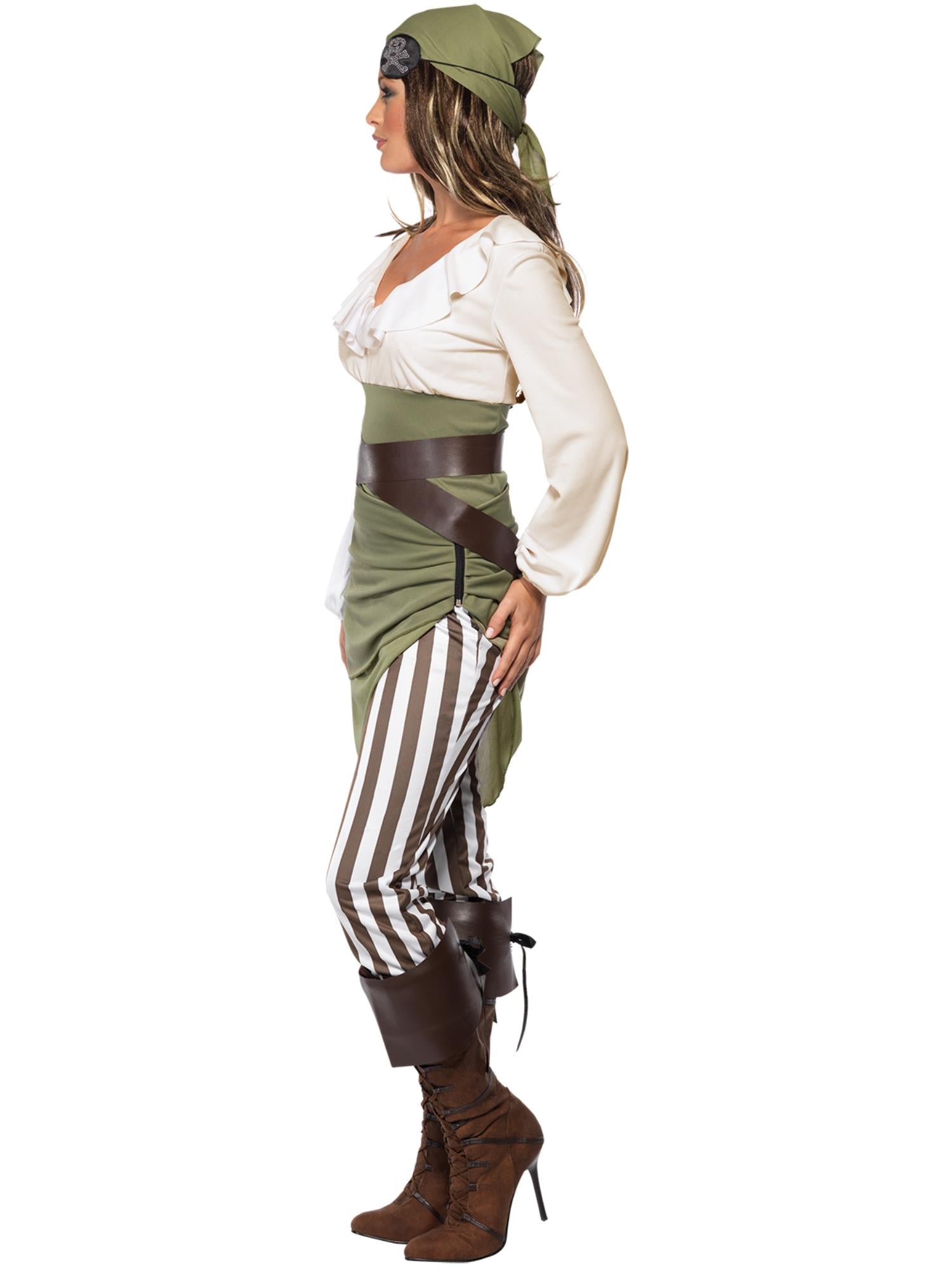 smiffys-fever-shipmate-sweetie-piratenkost-m-gr-n-6-teilig-s image 3