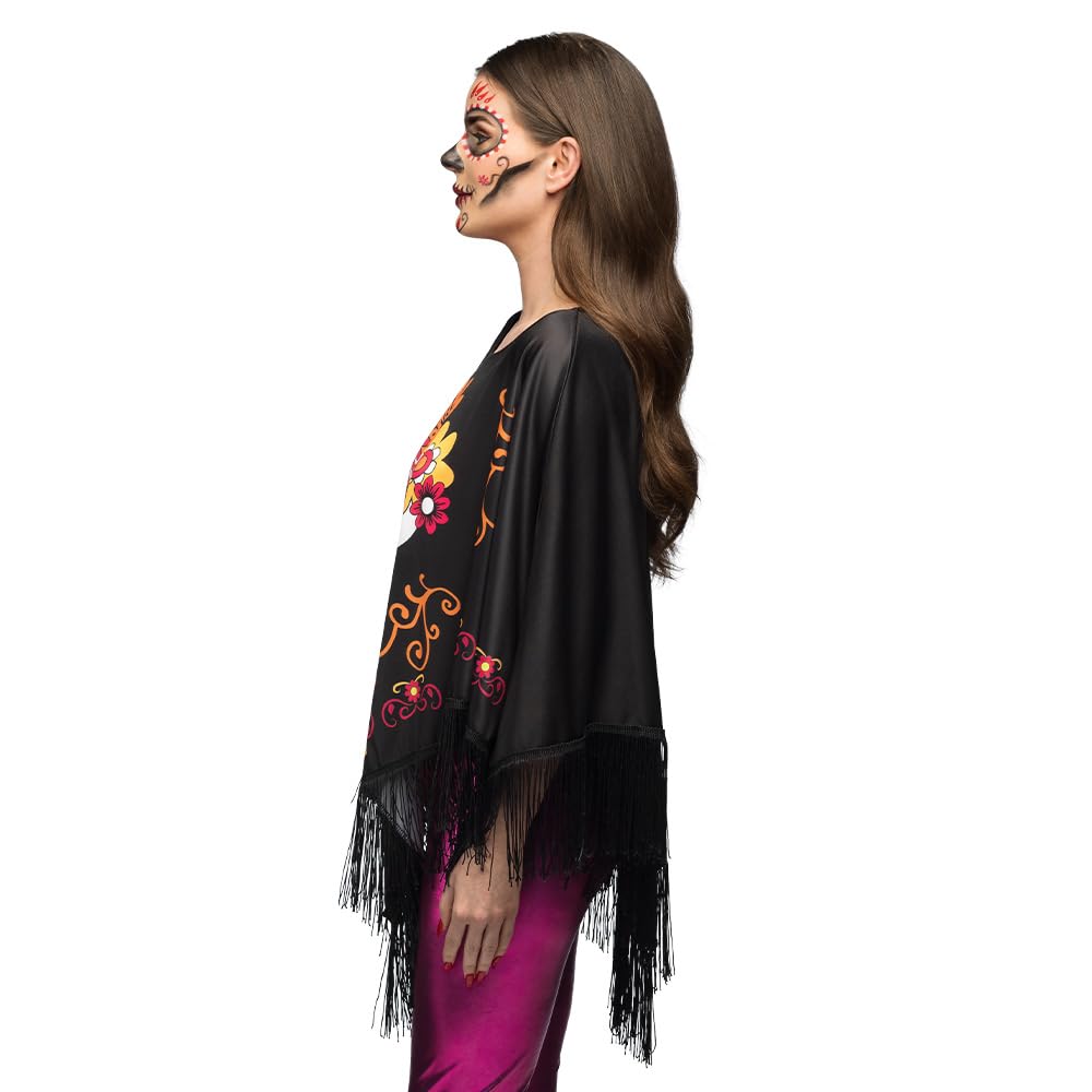 boland-halloween-poncho-catrina-damen-einheitsgr-e image 2