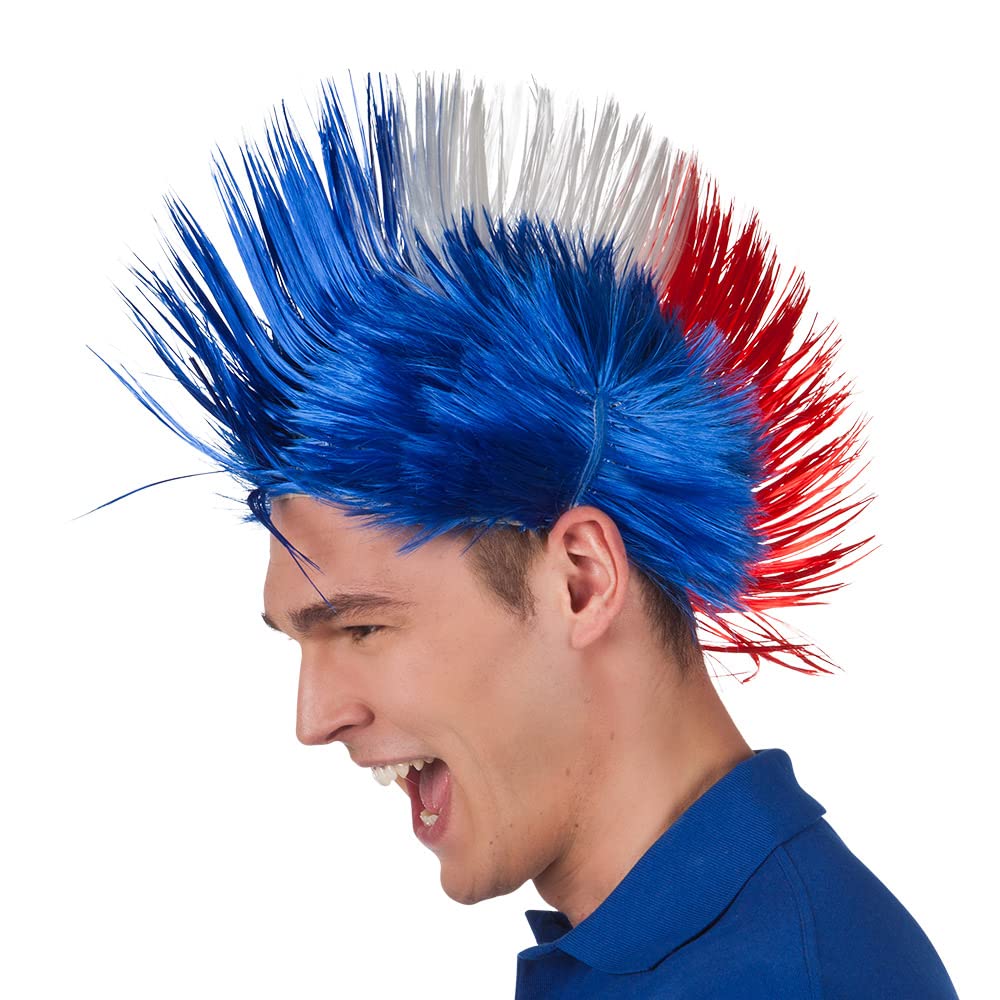 boland-62024-per-cke-frankreich-irokese-fan-blau-wei-rot image 1