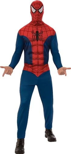 rubie-s-deluxe-spiderman-classic-kost-m-m-l-mit-maske image 4