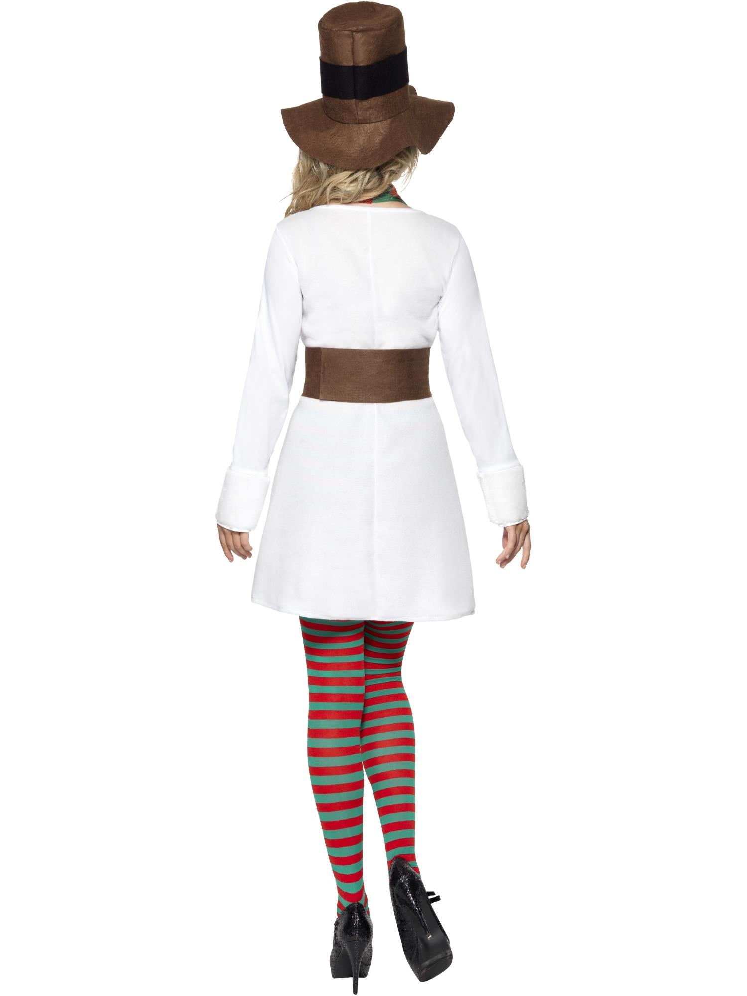 smiffys-fever-miss-snowman-damen-kost-m-wei-s-l image 2