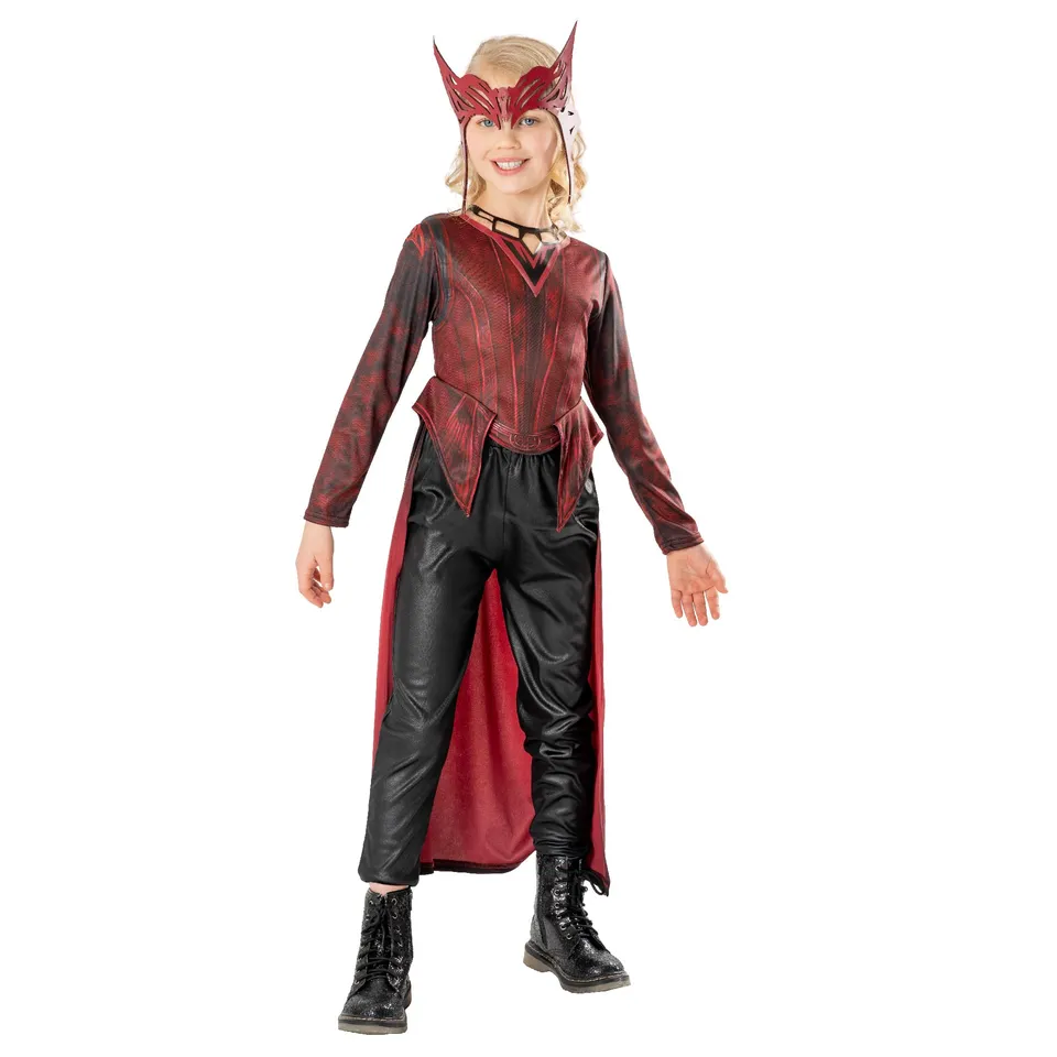 rubie-s-deluxe-scarlet-witch-kinderkost-m-3-4-jahre-hexe image 1