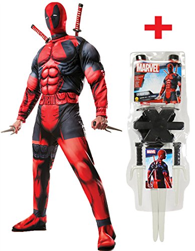 rubie-s-deluxe-deadpool-kost-m-herren-xl-mit-maske image 8