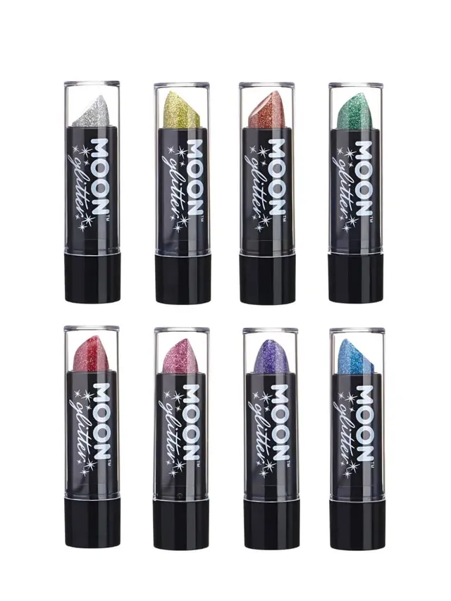 smiffys-makeup-fx-moon-glitter-lippenstift-silber-holo image 1