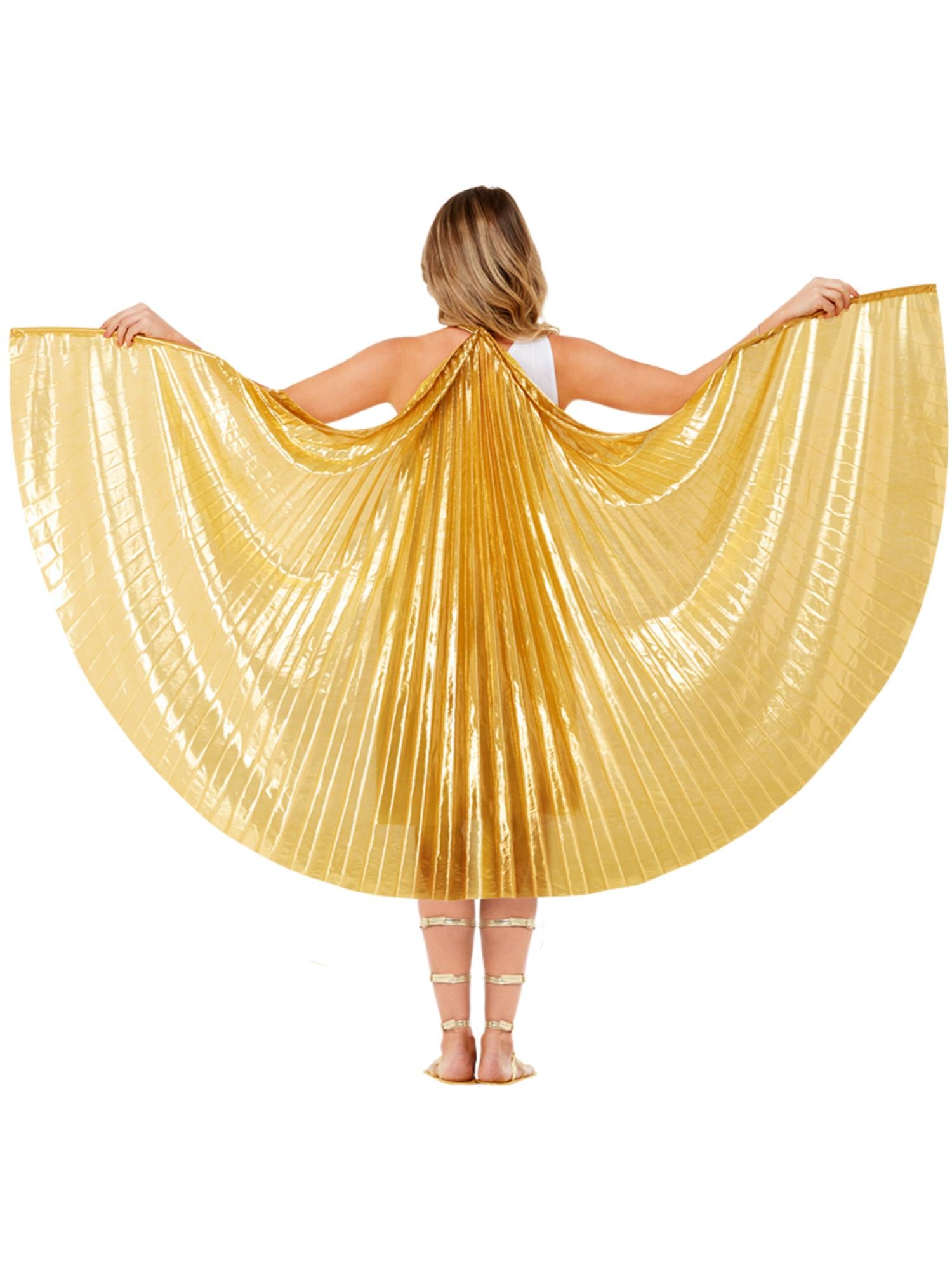 smiffys-fever-deluxe-grecian-cape-gold-damen-griechinnen-kost-m image 2
